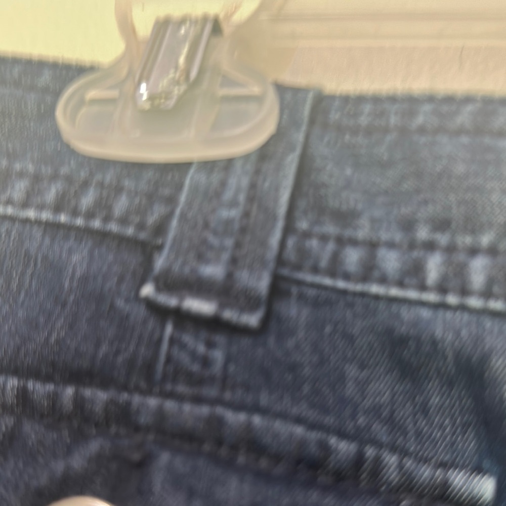 Talbots Denim Button-Front Skirt - Picture 3 of 4